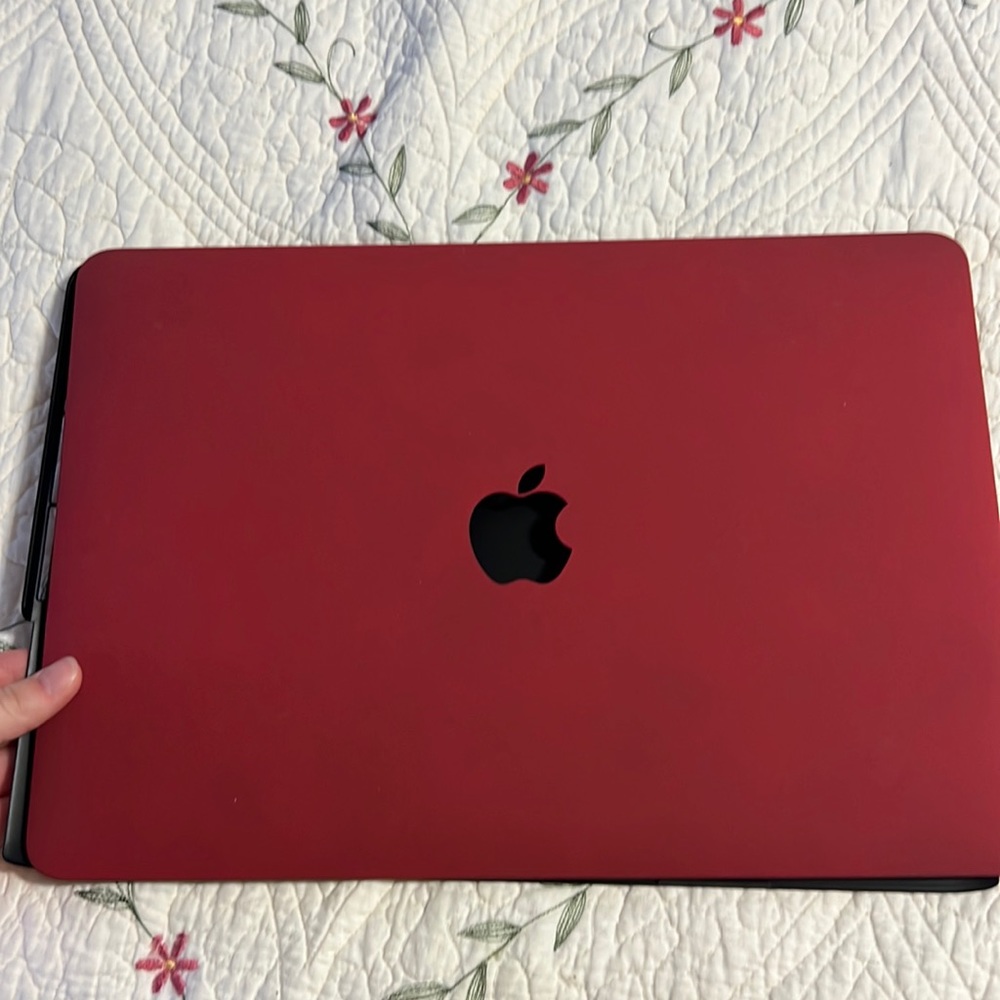 Matte Red 15in Macbook Case